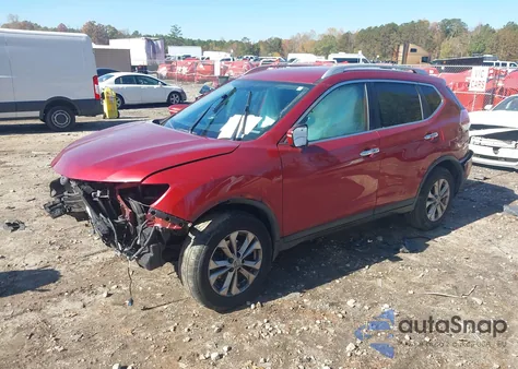 2015 Nissan Rogue Sv from USA, damaged, VIN KNMAT2MT5FP514406